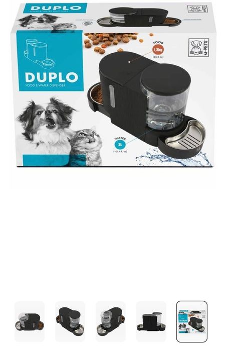 Vând dispenser hrană câini apă și mâncare