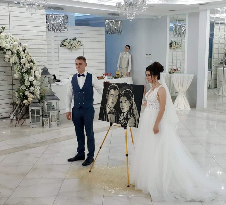 Tablou sclipici surpriza pentru petrecere