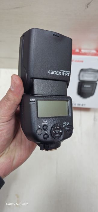Canon 430 ex lll -RT vspishka гарантия месяц