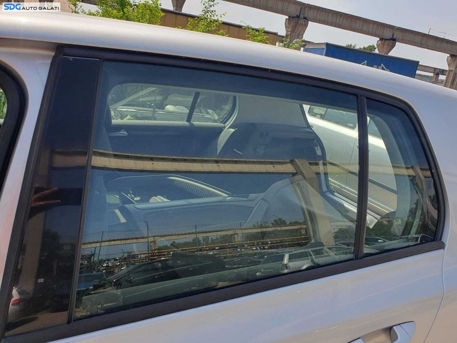 Geam Sticla Culisant Usa Portiera Stanga Spate Volkswagen Golf 6 Hatchback 2008 - 2013 [0143]