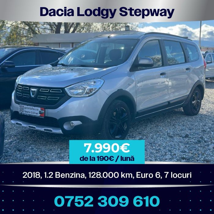 Dacia Lodgy stepway 1.2tce 7 locuri Garantie Rate