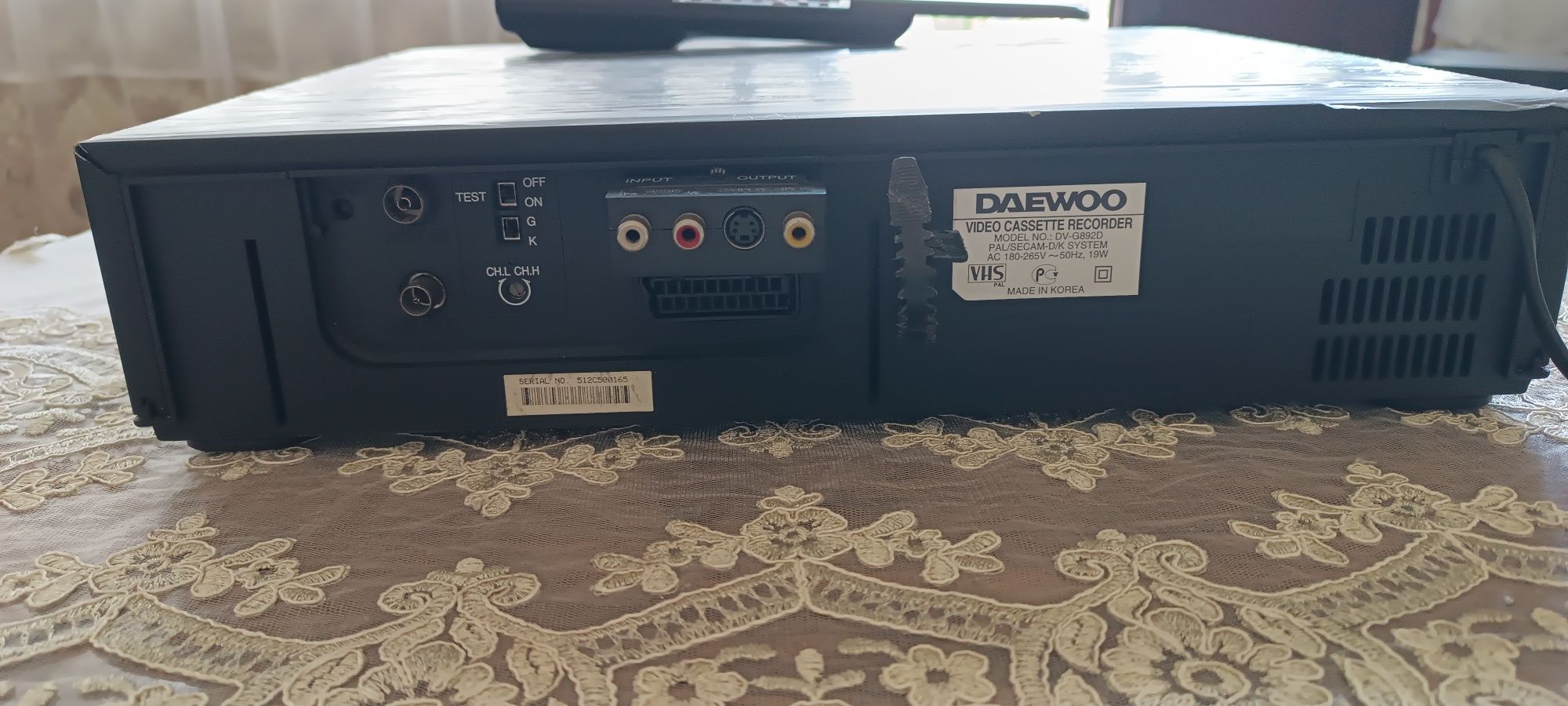 Видеомагнитофон deawoo