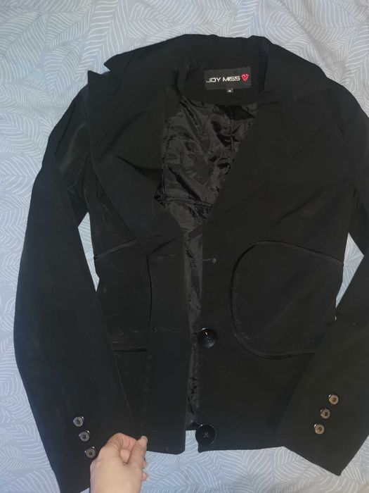 Черно дамско сако S размер