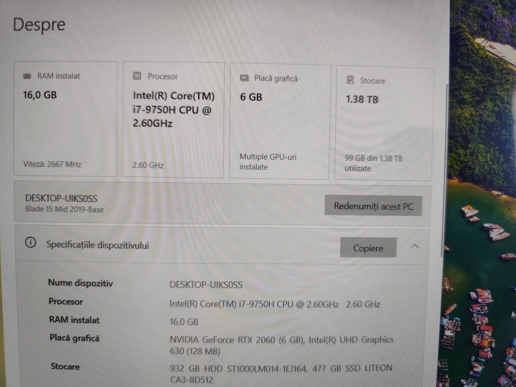Laptop Razer Blade 15