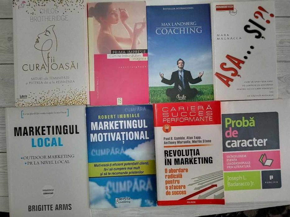 Cărti dezvoltare personala, psihologie, marketing, comunicare in anunt