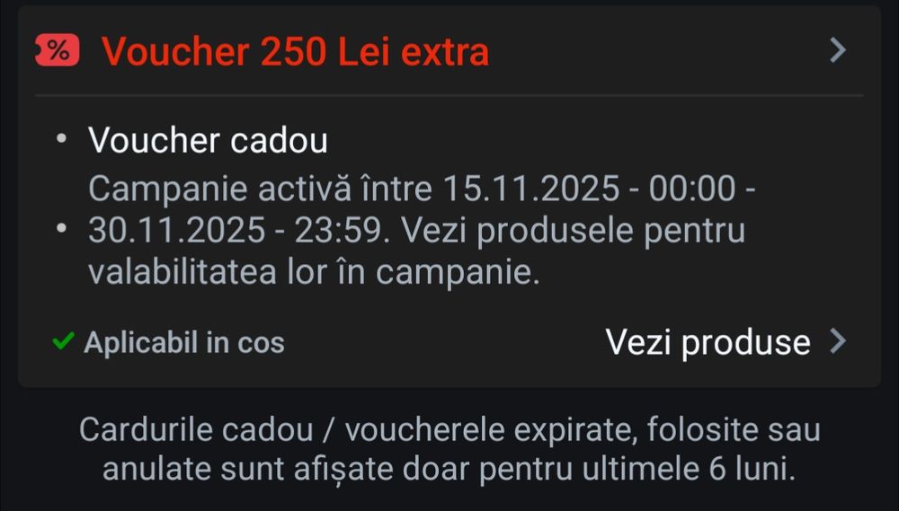 Voucher eMag pentru produse Huawei căști, telefon, tableta etc