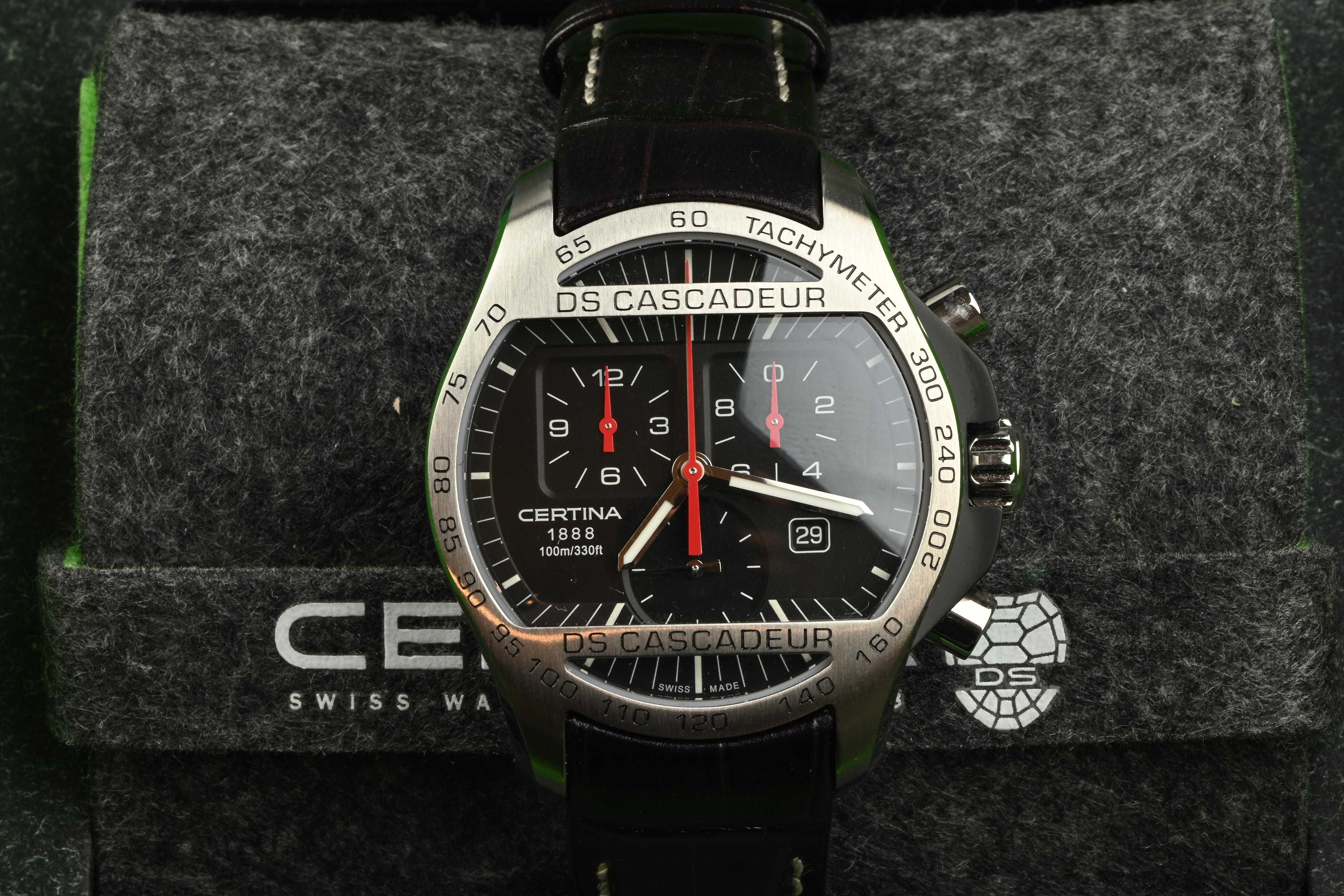 CERTINA "DS CASCADEUR" чисто нов, кутия и документи