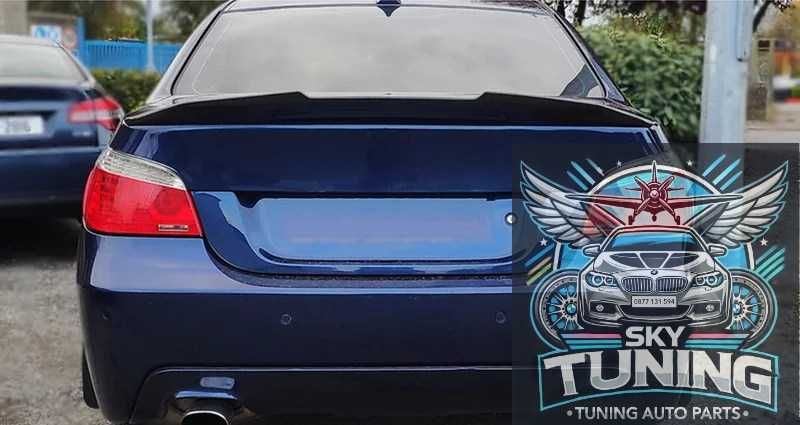 Лип спойлер багажник BMW E60 5 серия Lip spoiler М4 Style Е60 БМВ