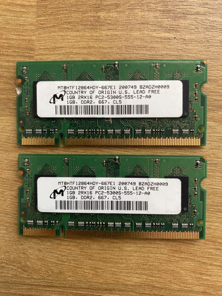 RAM 2gb DDR2 laptop