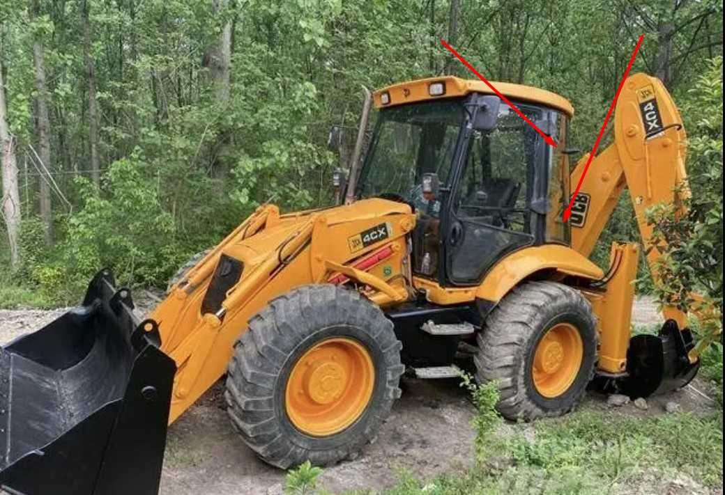 Parbriz/Geam/Luneta pt JCB 214-2; 3CX4M; 3CX;4CX; 3CX; 4C;