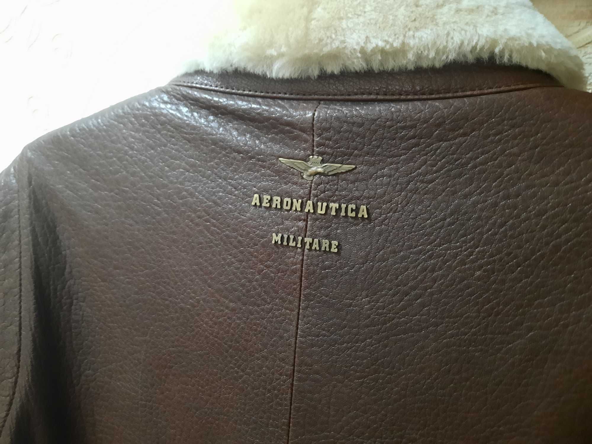 НОВАЯ Куртка мужская зимняя  ''Авиатор'' натуральная кожа,  р-р  56.