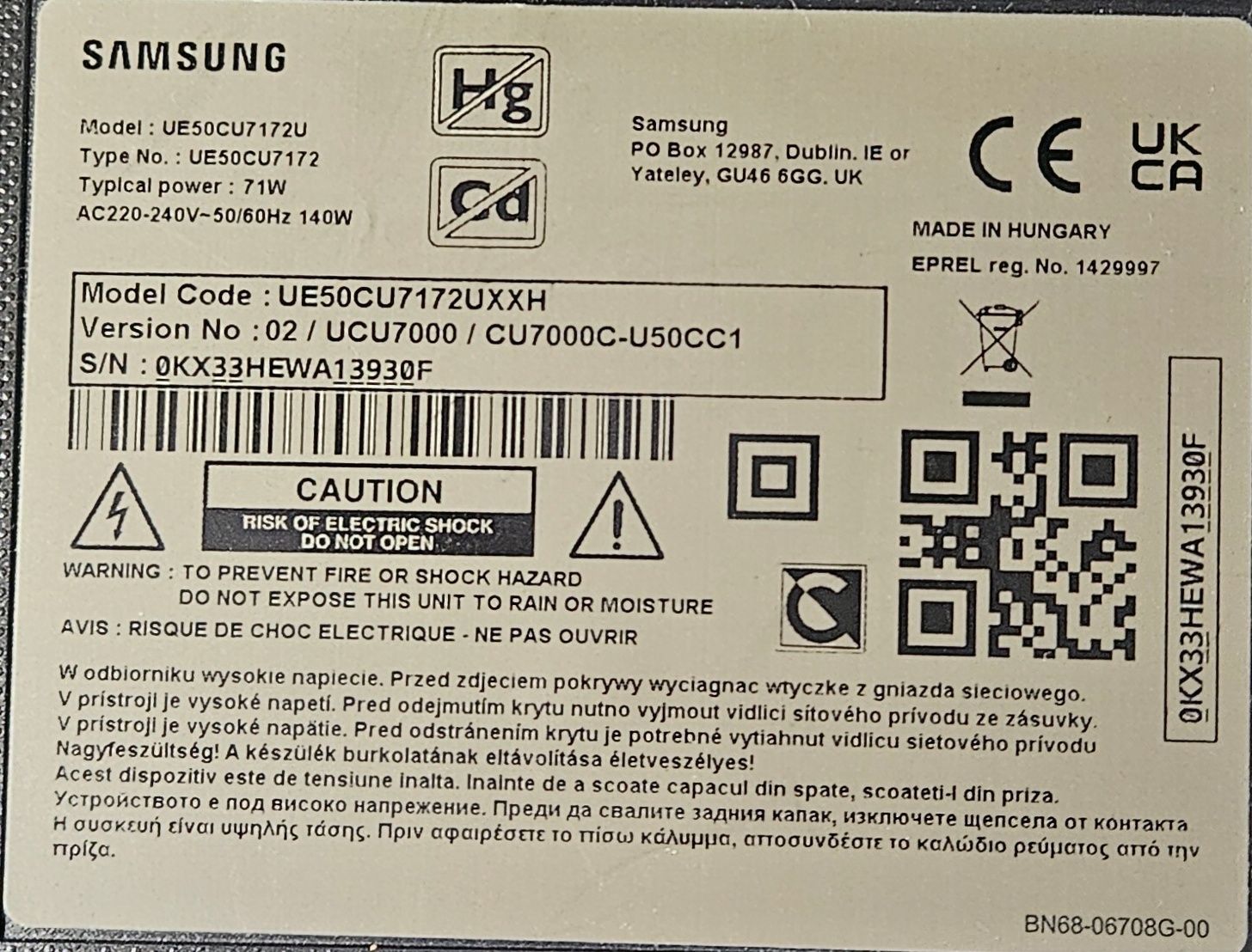 De vânzare: Televizor Smart Samsung, aproape nou, stare impecabilă.