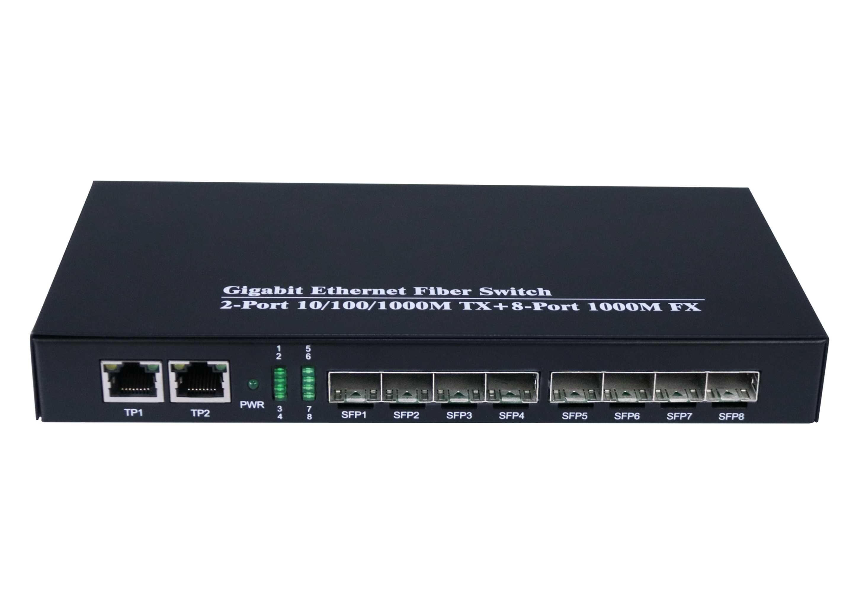 Switch 8 Porturi Sfp +2 Porturi Rj45 Gigabit