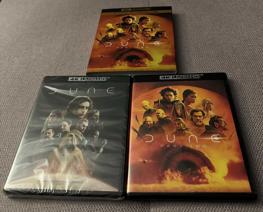 Dune 4K Ultra HD, sigilat + Dune Part Two 4K Cu Slipcover