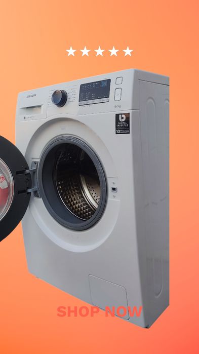 Стиральный машина Samsung inverter 6kg идеальное состояние.