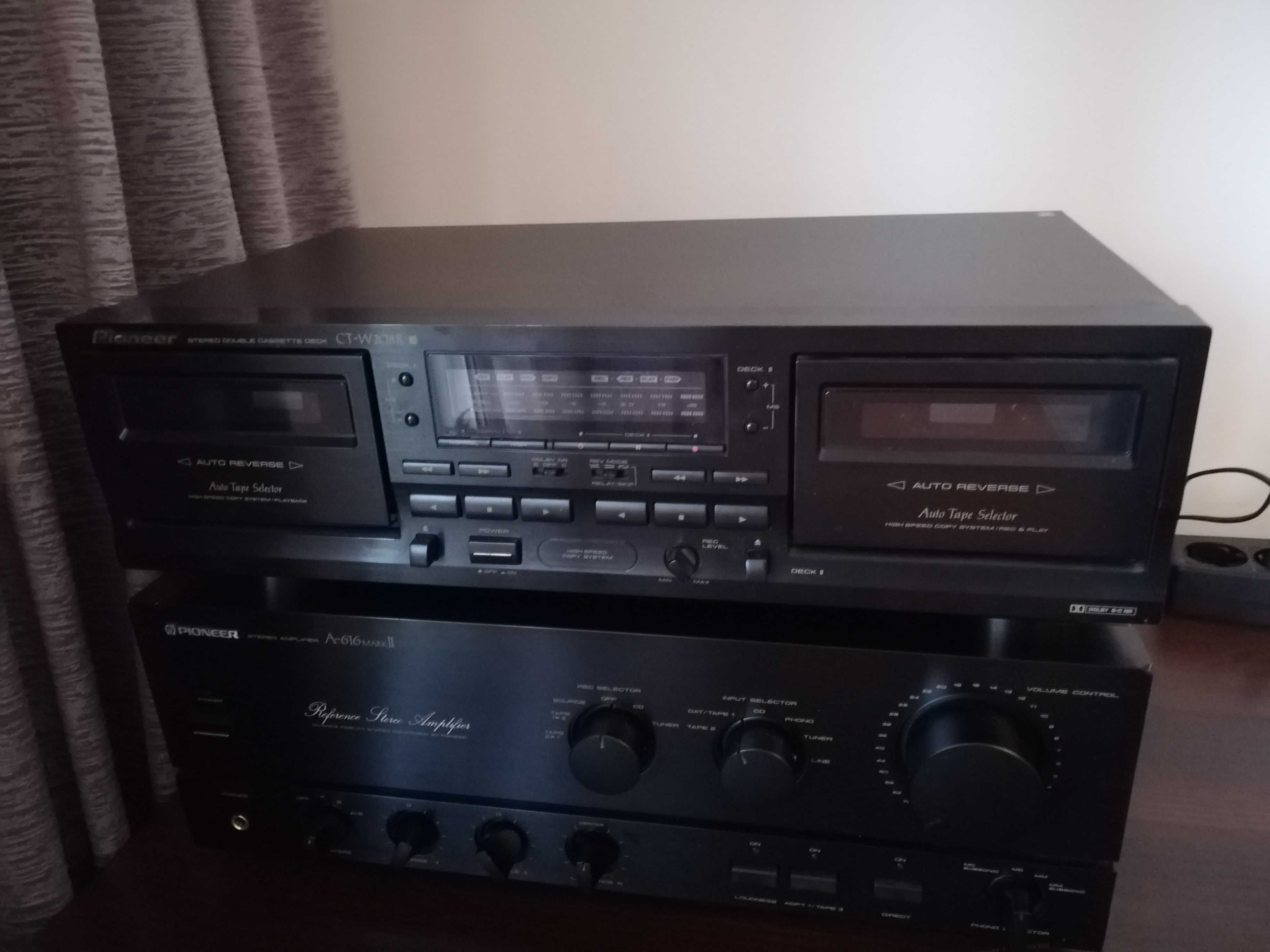 кассетная дека Pioneer W207R.новый