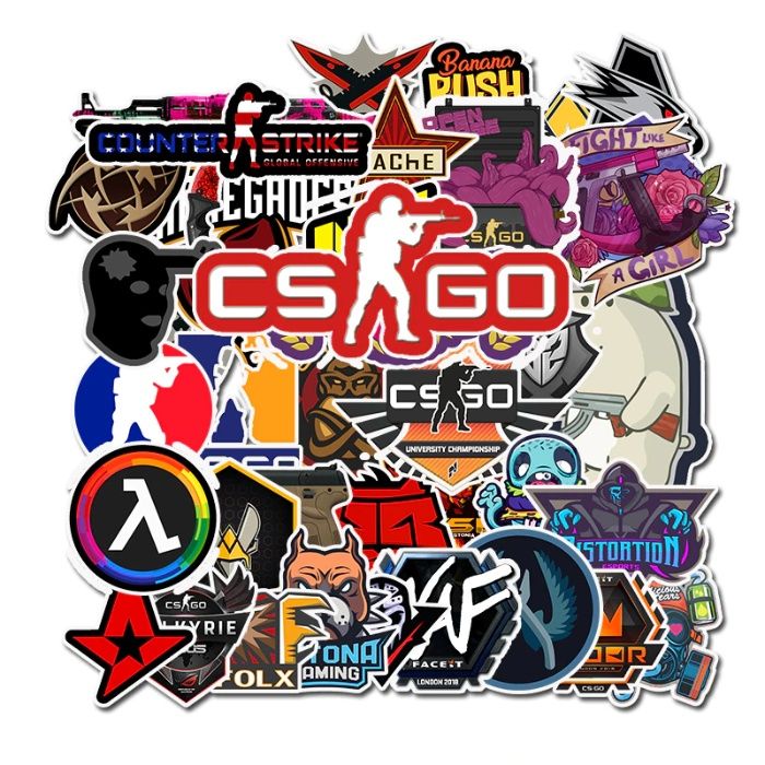 Set Stickere CS GO Game 50 buc