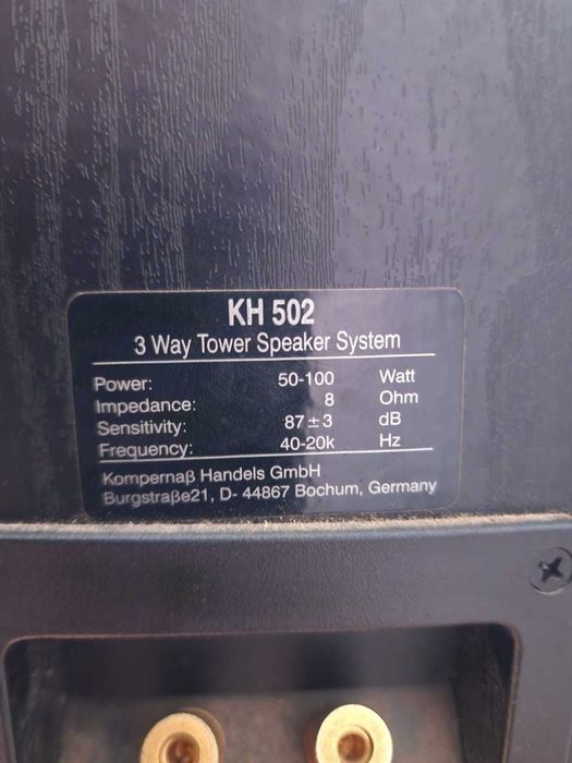 Boxe KOMPERNASS Ebench KH502 3-WAY 100w 8ohmi Professional tip Coloana