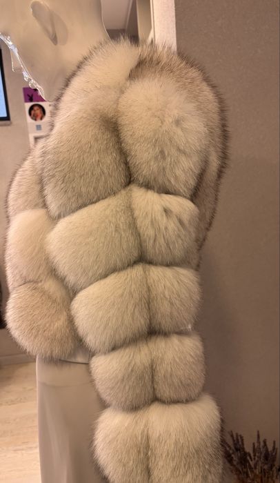 Haina cu blana naturala deosebita Mas S si M