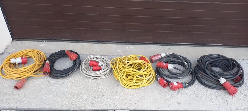 Cablu role prelungitor trifazat profesional 380V 5 15 25 50 ml cupru