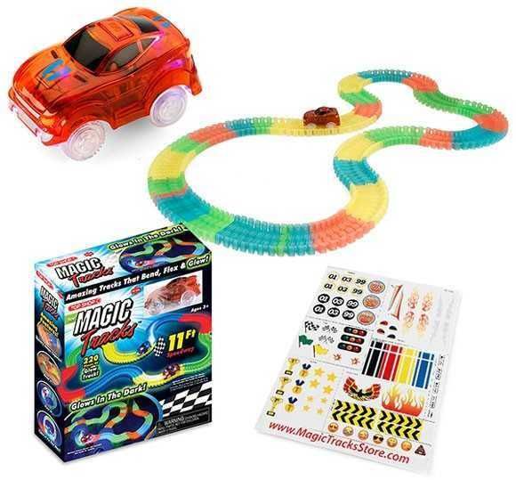 Меджик тракс 220 части светеща писта MAGIC TRACKS количка кола игра