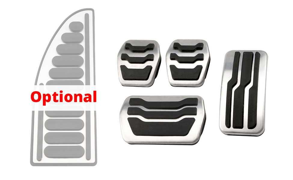 Ornamente INOX pedale si footrest - Ford Focus / C-Max / Kuga