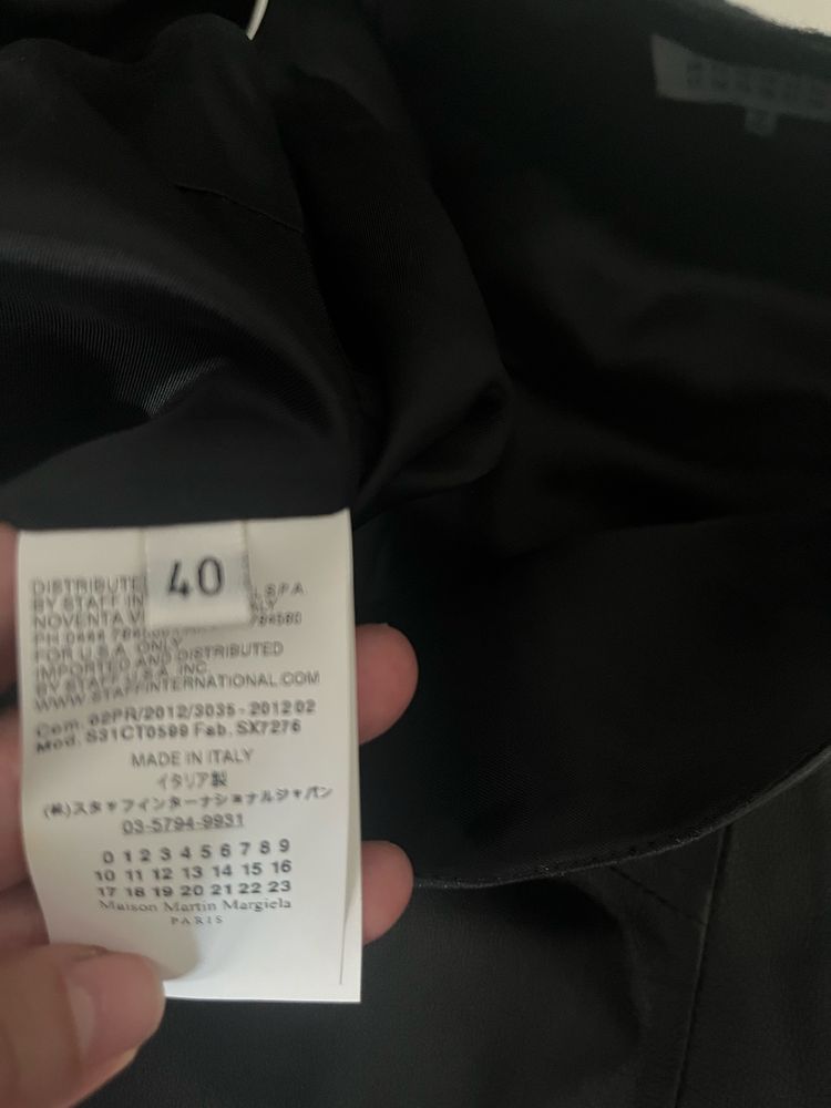 maison margiela Рокля естествена кожа