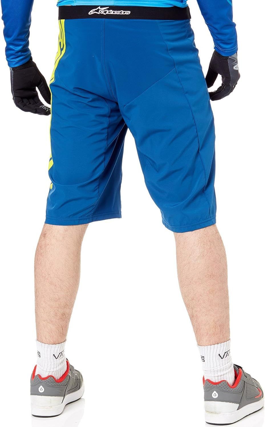 Alpinestars Mesa Short Homme, Poseidon Blue/Acid Yellow
