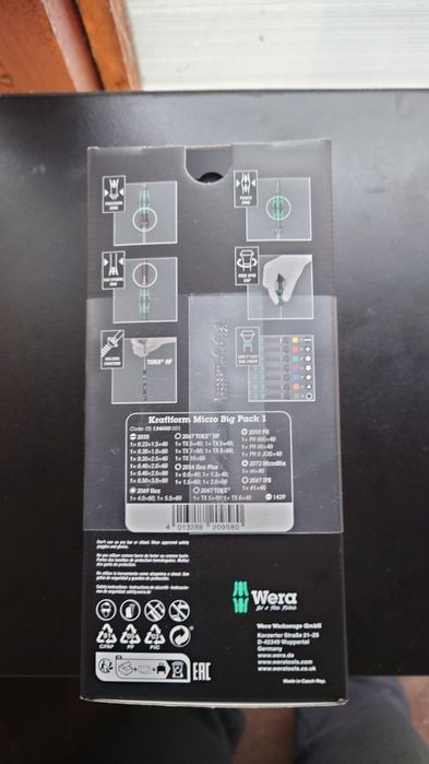 Set surubelnite electronist, profesionale Wera