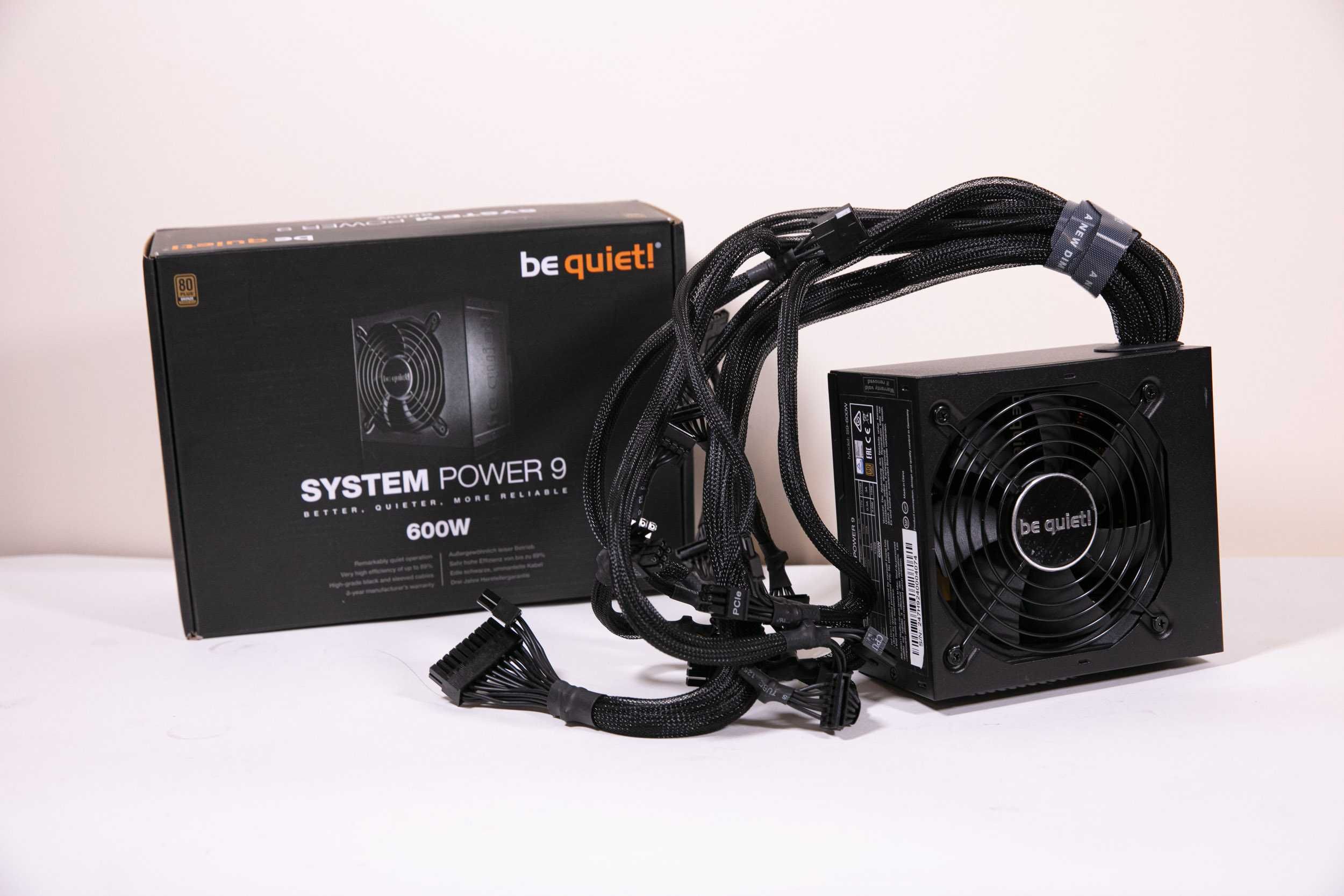 Захранване за настолен компютър be quiet! 600W