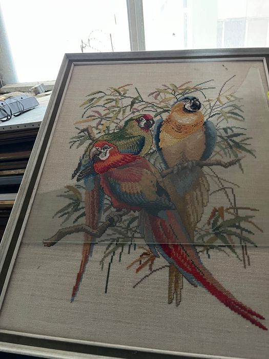 Ръчно плетена картина