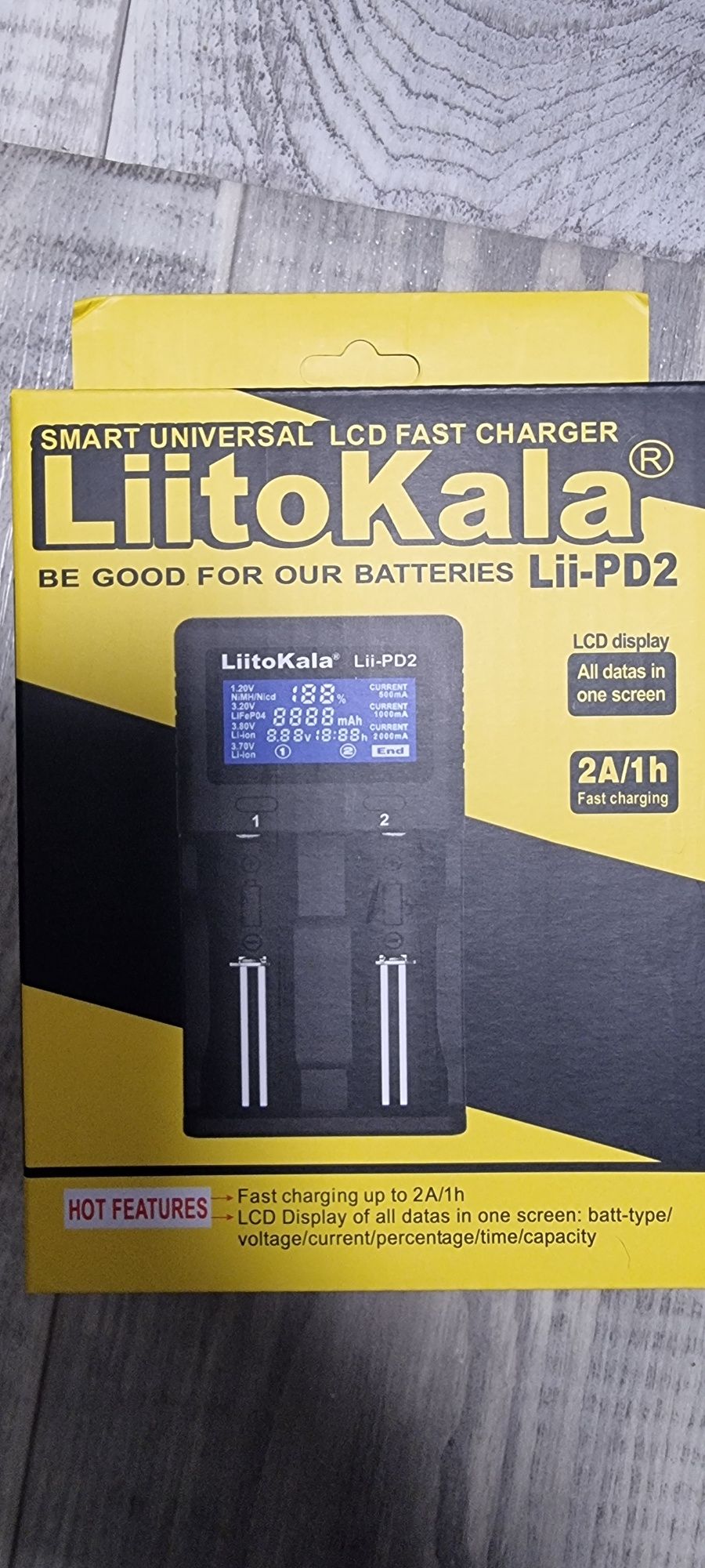 Litokala Lii PD2  универсальная зарядное устройство