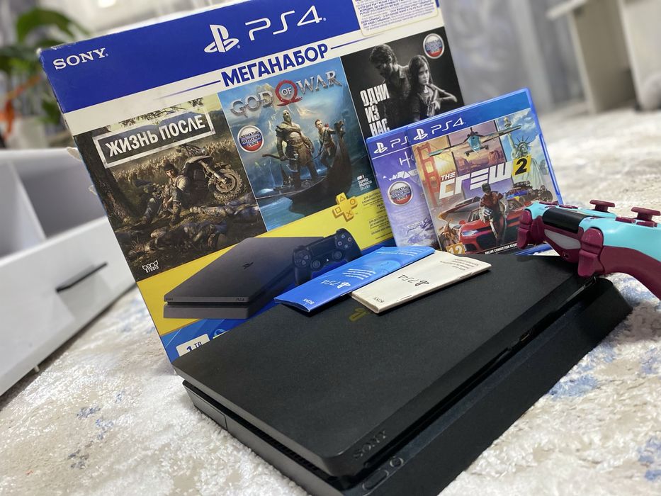 Продам пс4 слим/ps4 slim на 1 тб