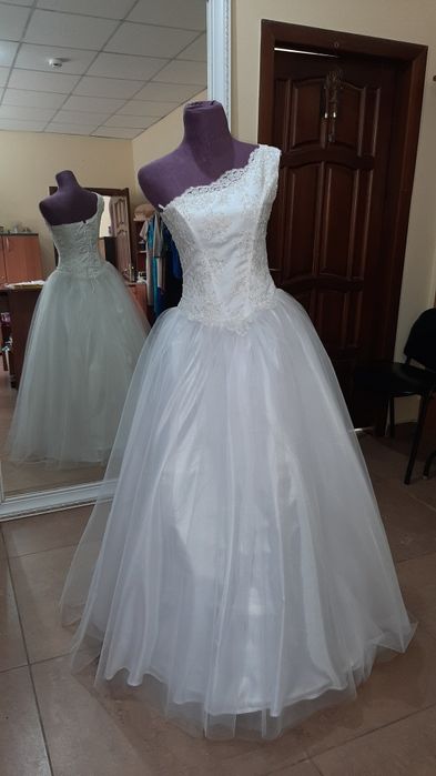 Дизайнерскиое свадебное платье,  44-46разм