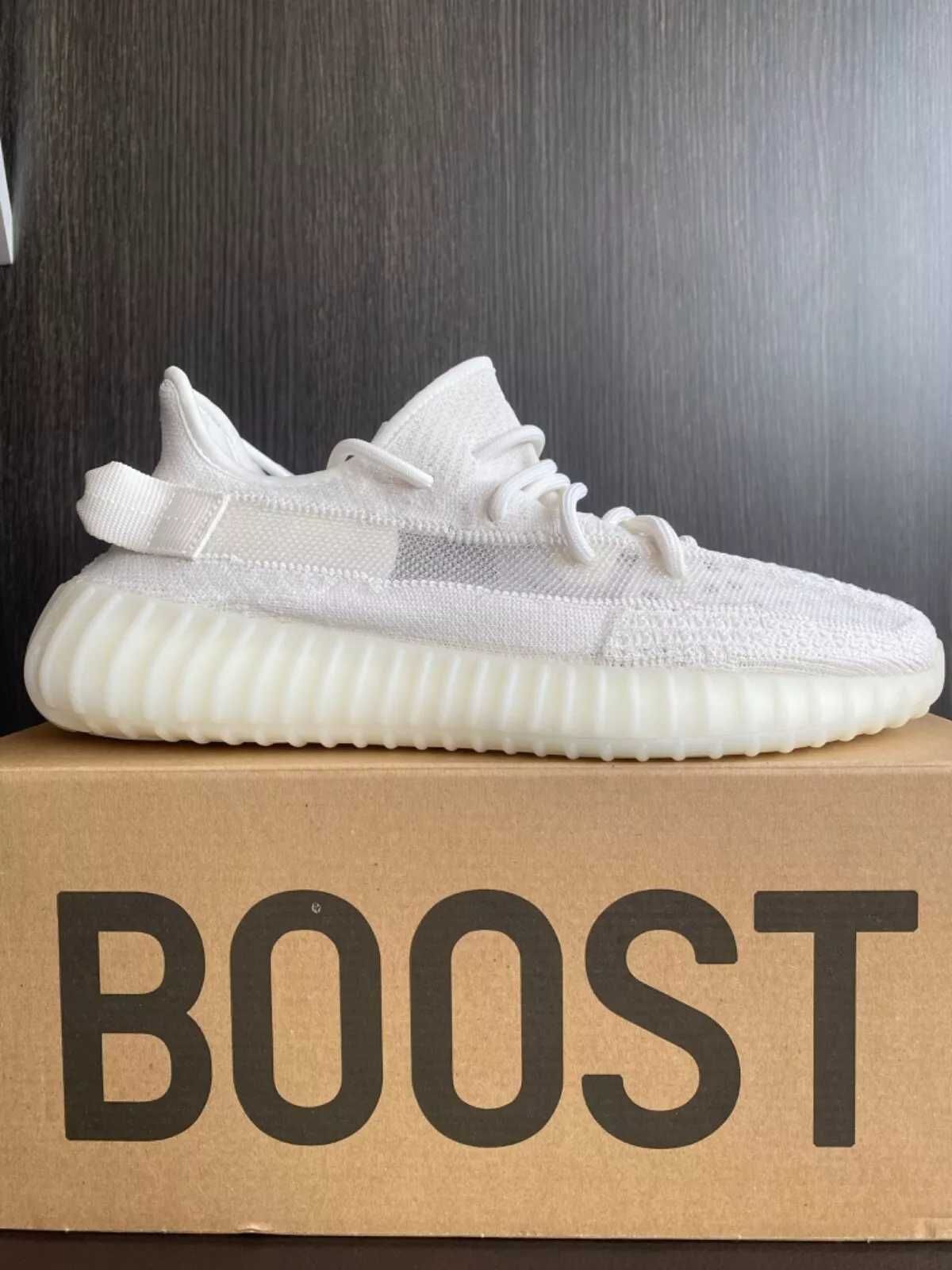 Yeezy 350 V2 White Cream by ADIDAS Low Adidasi Sneakers