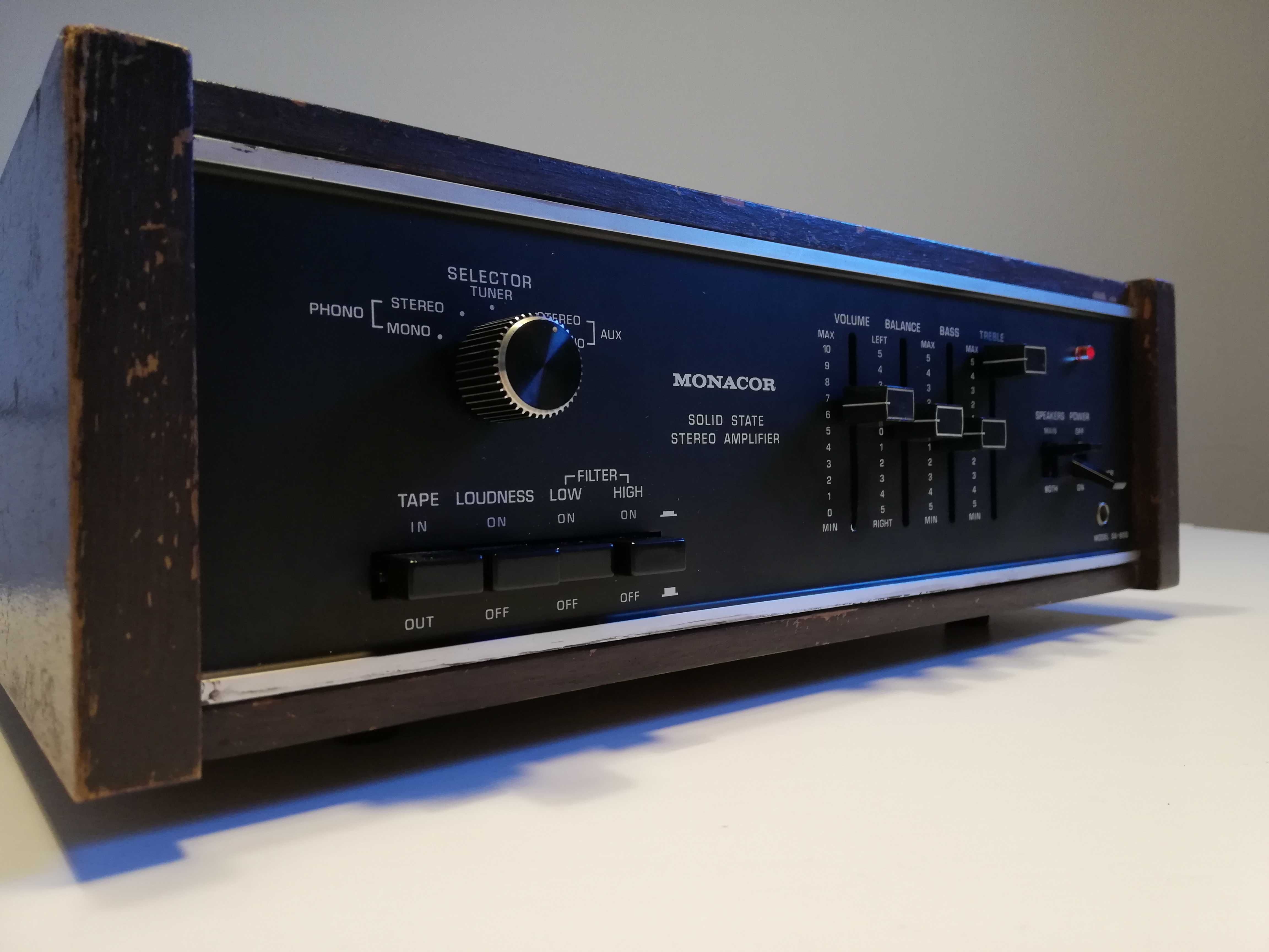Amplificator MONACOR model SA-600 -Vintage/Solid State/Impecabil/JAPAN