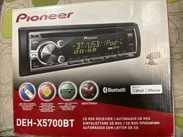 Авто Ресийвър PIONEER DEH-X5600BT BLUETOOTH, 4 x 50 W, USB