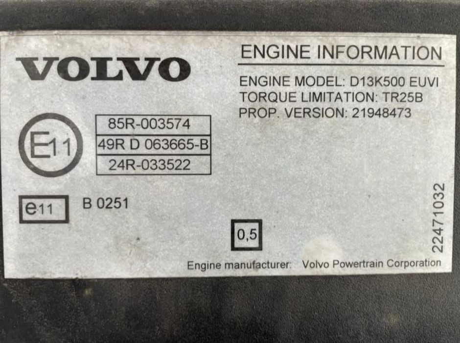 Motor D13K camion Volvo FH4 500CP - Piese de motor Volvo