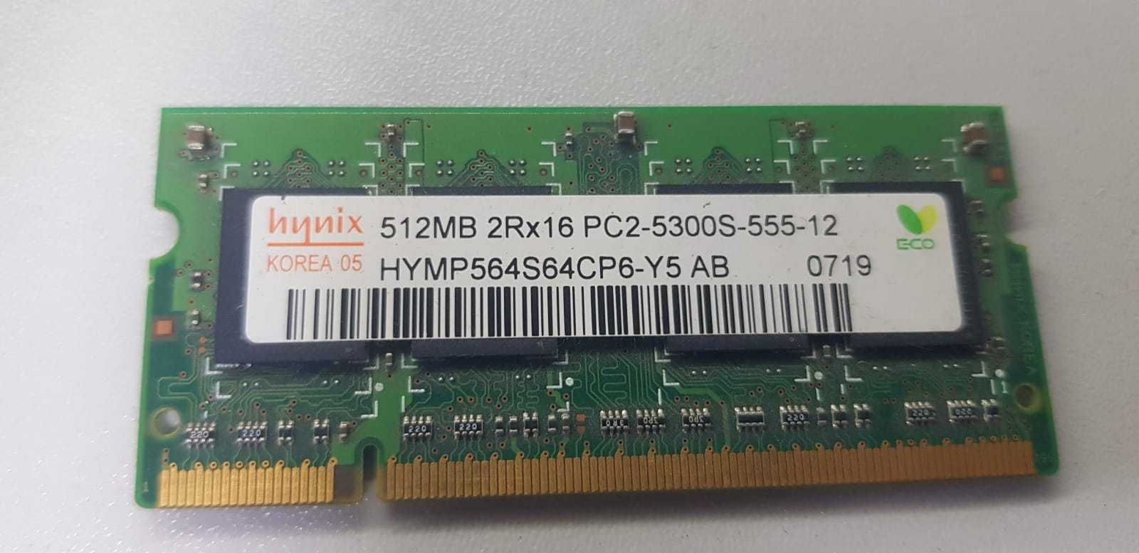 Hynix 512 2rx16 PC2-5300 (DDR2-667)