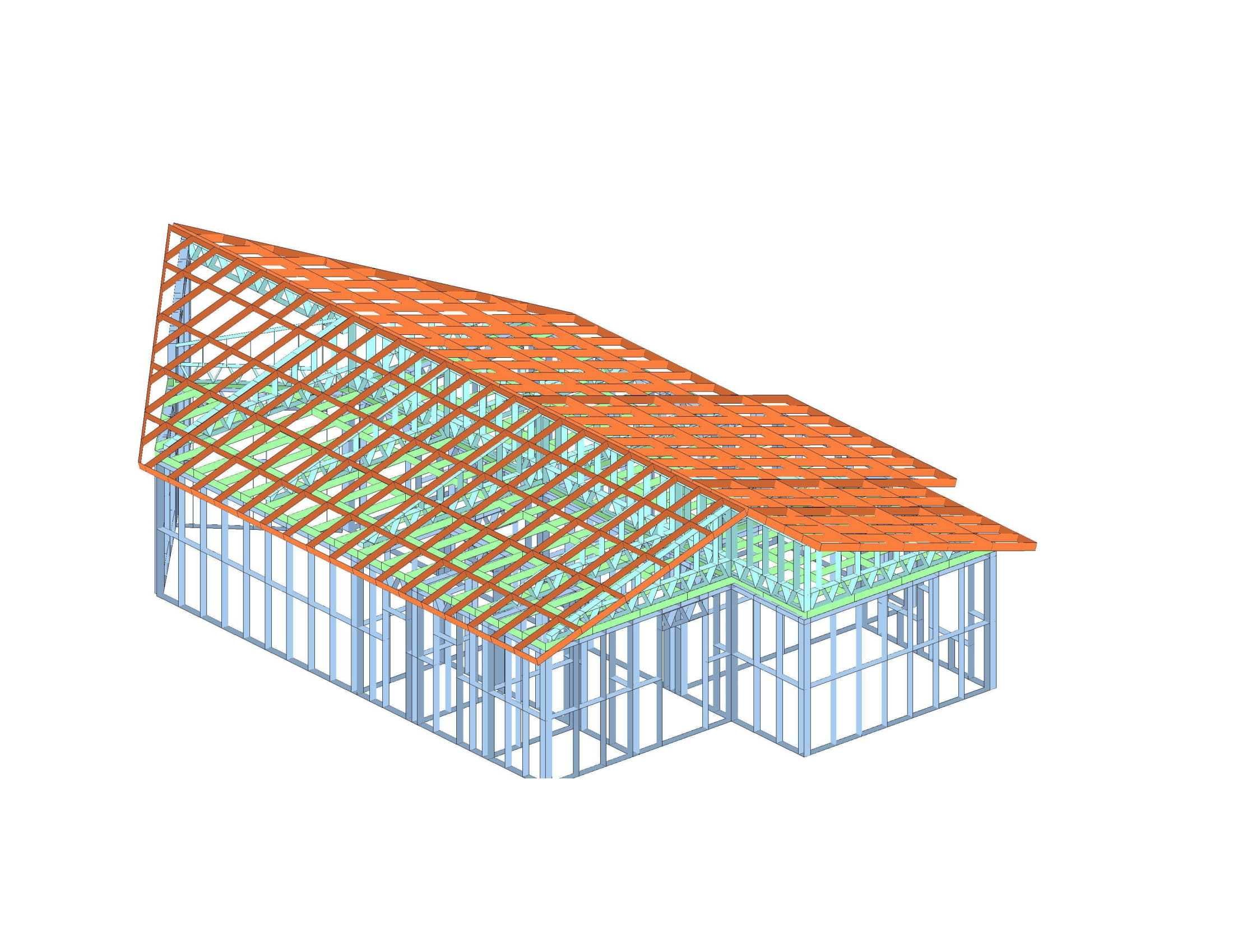 Преместваема къща ,Модулни,Жилищни 54.6м²