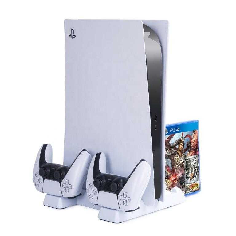 Вертикална стойка PS5 Disc/Digital - с аксесоари -