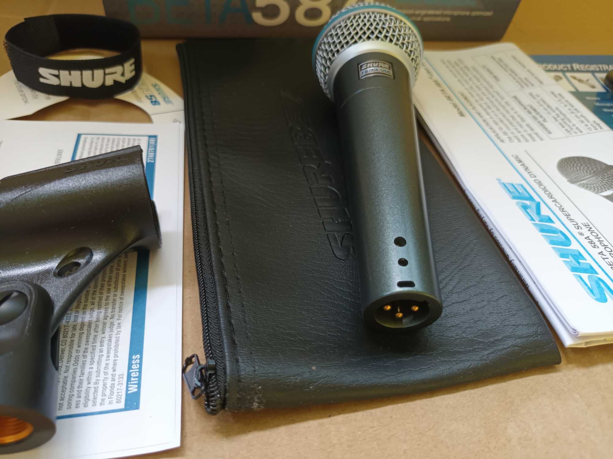 Microfon Shure Beta 58 A Microfon Profesional Karaoke Studio Percutie