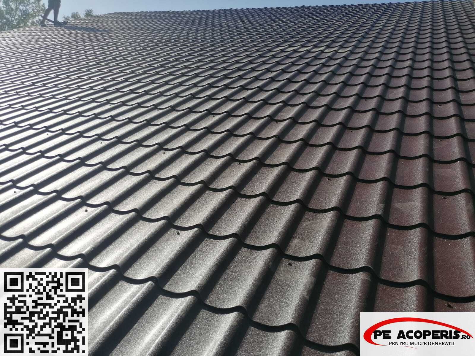 Tigla metalica Bilka pentru acoperis - livrare montaj plata si in Rate