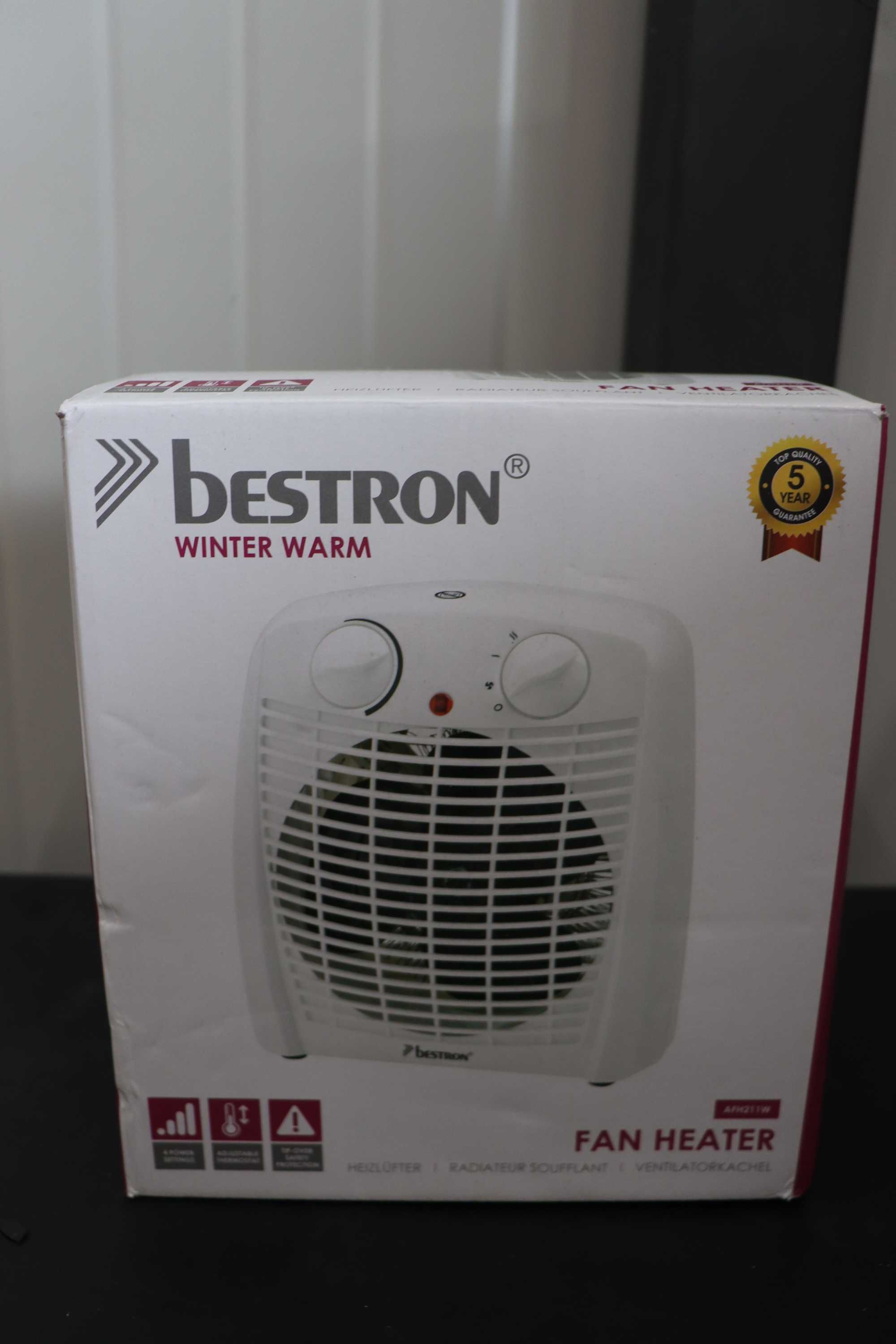 Вентилаторна печка Bestron Winter Warm AFH211W, калорифер 1000/2000W