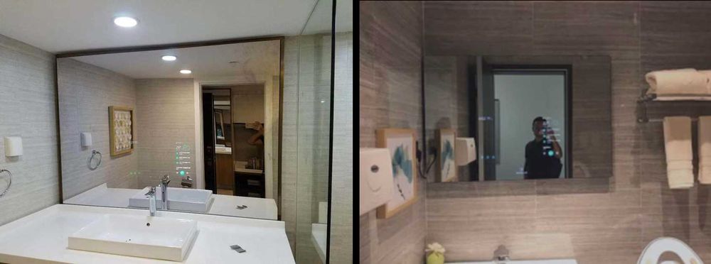 Oglinda SMART cu touch-screen  pentru Birou, Baie, Bucatarie