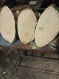 Rondele din lemn tăiate oval