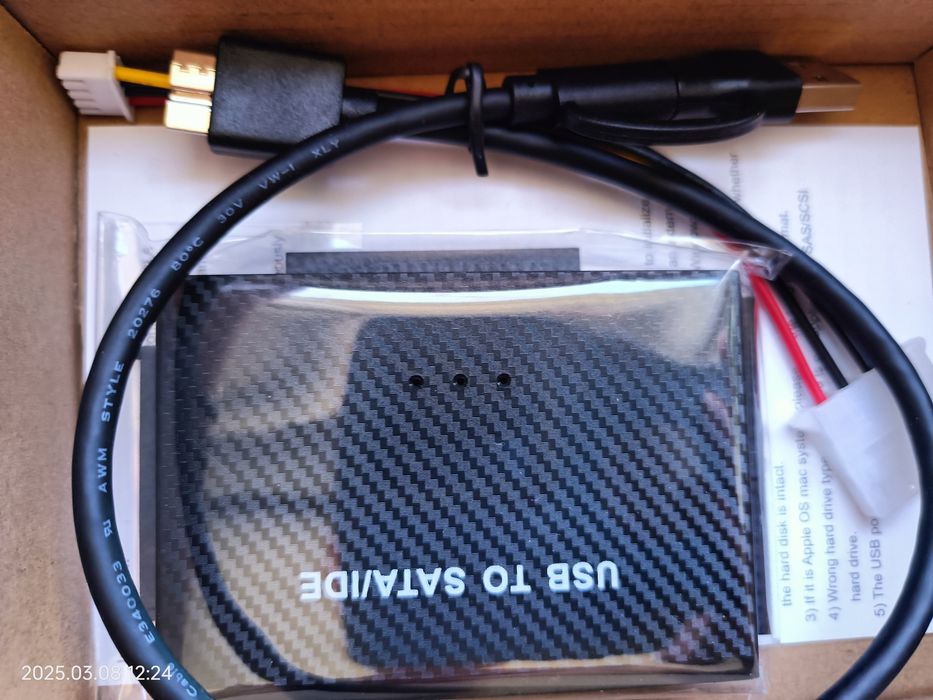 Camera edoscopica ,Adaptor usb-SATA/iDE , Lampa , suport auto pentru o