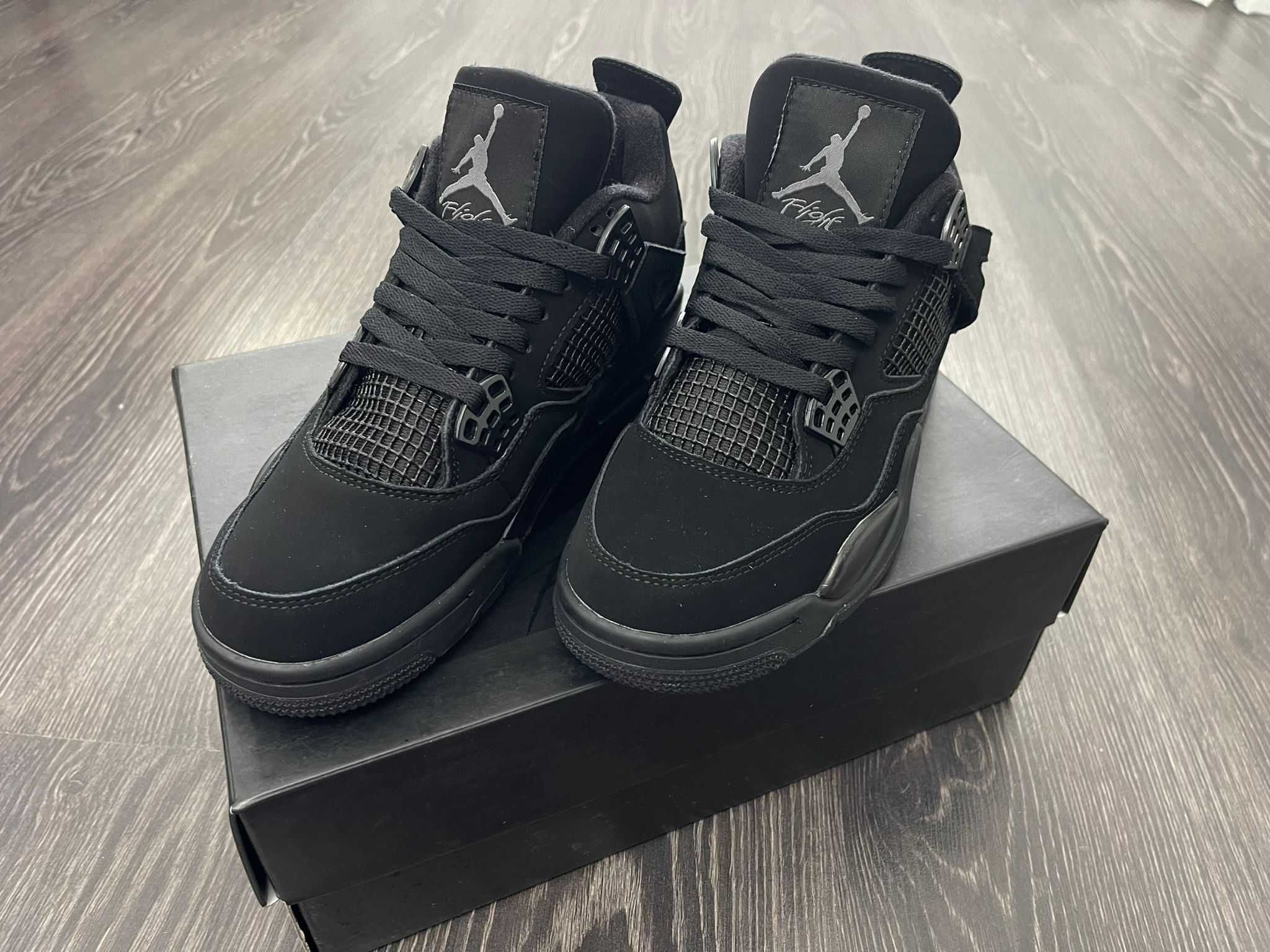 Jordan 4 BLACK-CAT  36-45 - verificare colet