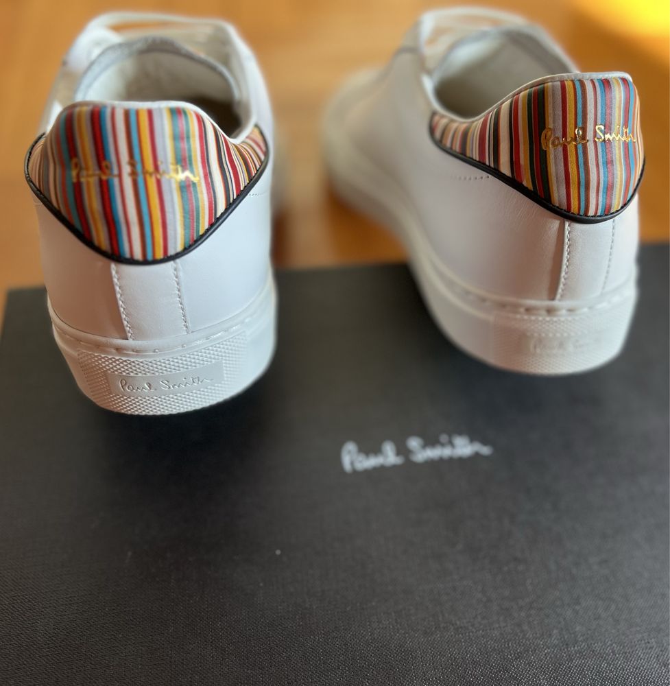 Чисто нови мъжки оригинални сникърси Paul Smith. Естествена кожа.