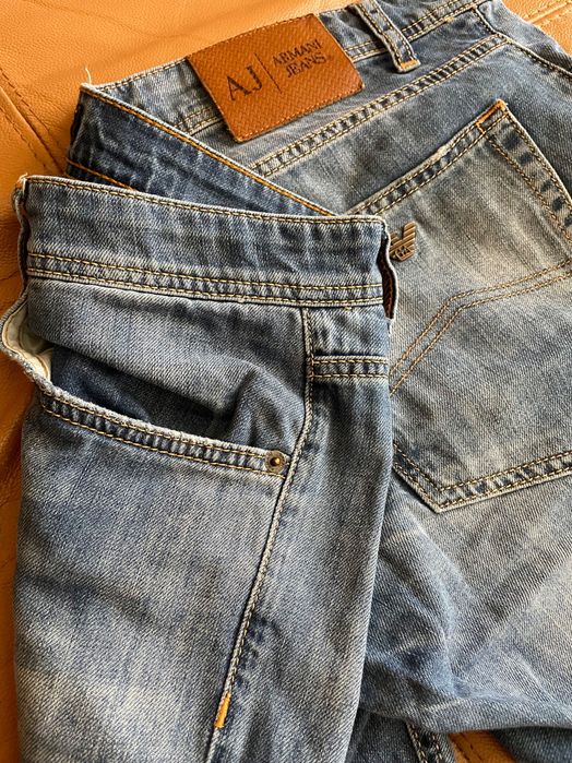 Къси дънкови гащи Armani Jeans
